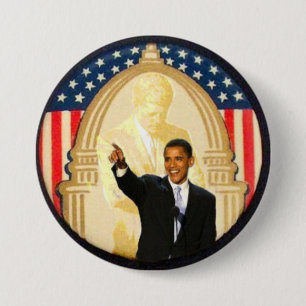Knäppas Retro stil för OBama/JFK Knapp