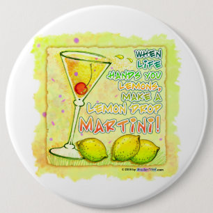 Knäppas stift - citronen tappar Martini Knapp