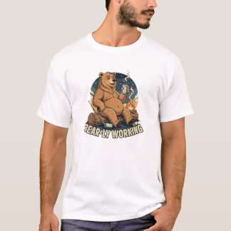 Knappast arbetande t shirt