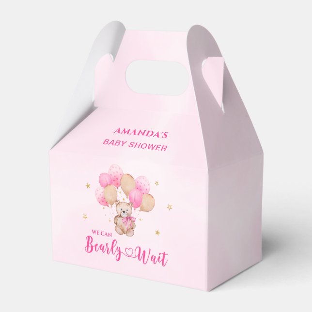 Knappast Väntar Baby Shower Presentaskar (Framsidan Sidan)