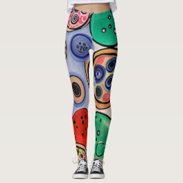 Knappbild Leggings