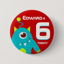 Knappbricka för utomjordingar i namn knapp