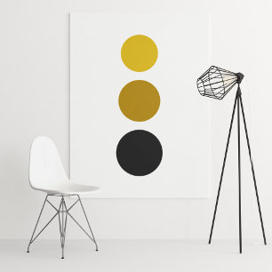 Knappcirkel i sol poster