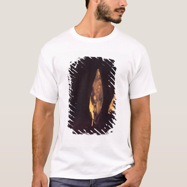 Knapped yxa- eller spjuthuvud t-shirt (Framsida)