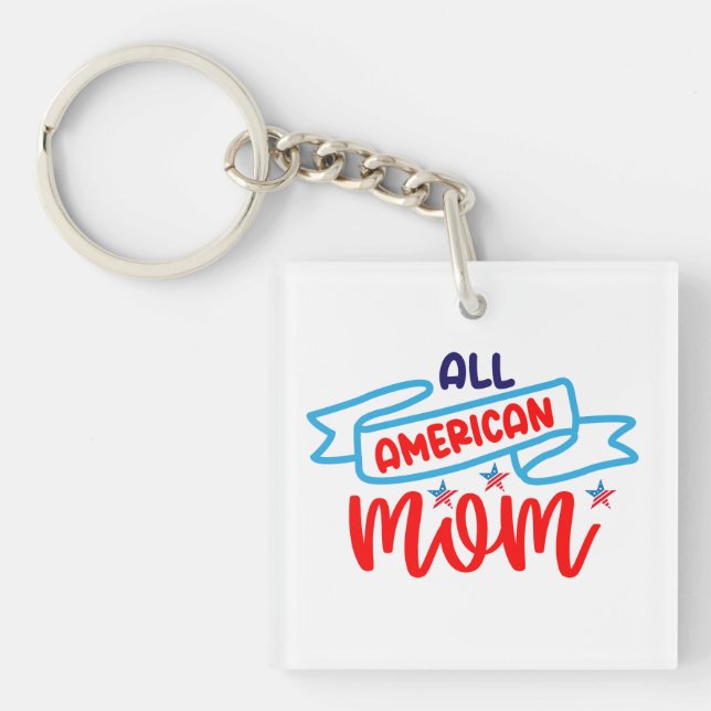 Knappen Alla amerikanska Mamma (Framsidan)