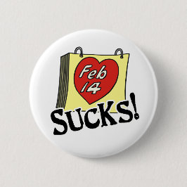 Knappen Alla hjärtans dag Sucks Knapp