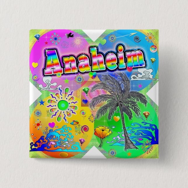 Knappen Anaheim Quadro Seasons Knapp (Framsida)