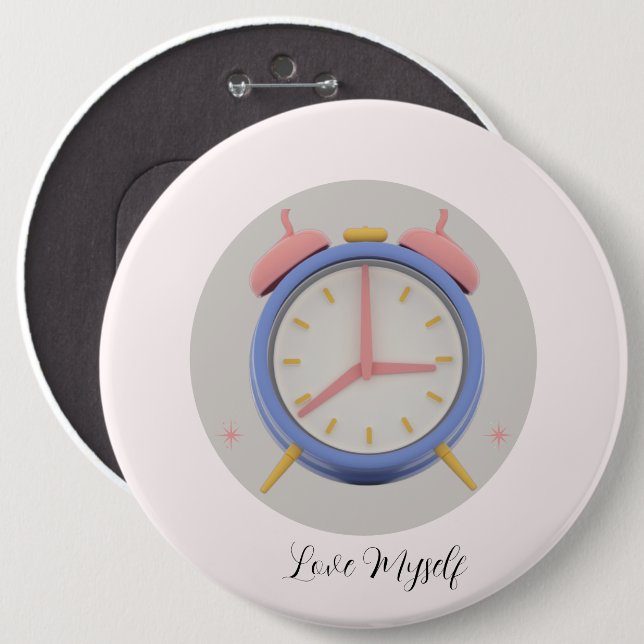 Knappen anpassadets runda knapp (Framsida & baksida)