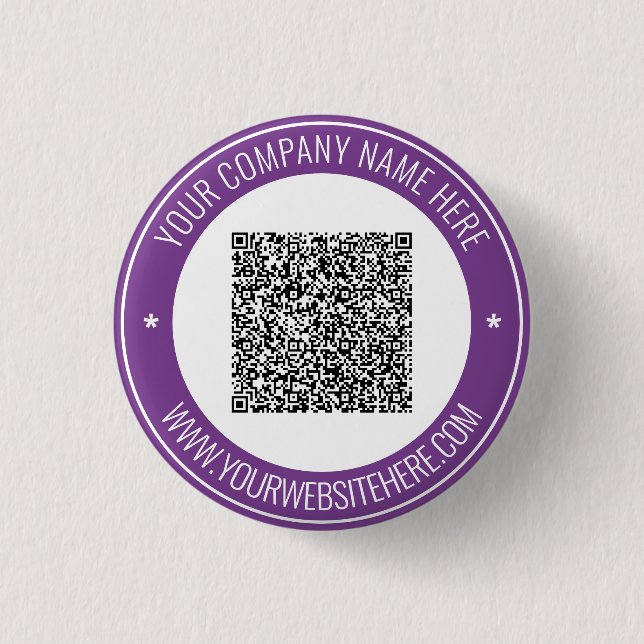 Knappen Anpassningsbar för QR-kodinformation och F Knapp (Framsida)