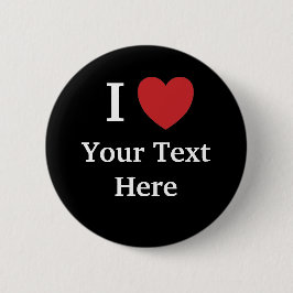 Knappen Anpassningsbar i Kärlek lägger till textbr Knapp