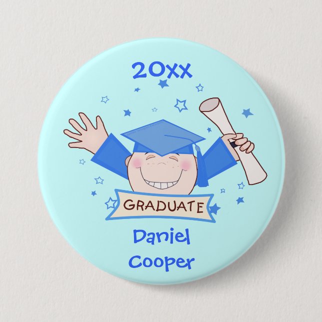 Knappen anpassningsbar Kindergarten Studenten Butt Knapp (Framsida)