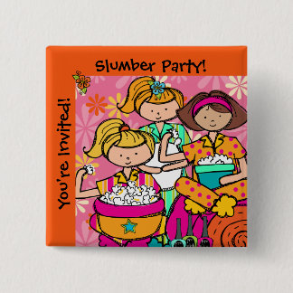 Knappen anpassningsbar Slumber Party Knapp