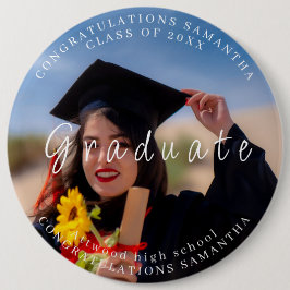 Knappen anpassningsbar Studenten fototextrunda Knapp