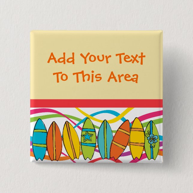 Knappen anpassningsbar surfboard knapp (Framsida)