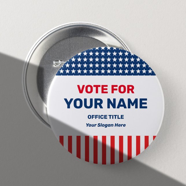 Knappen anpassningsbar Valection Kampanj Flagga Knapp (Skapare uppladdad)