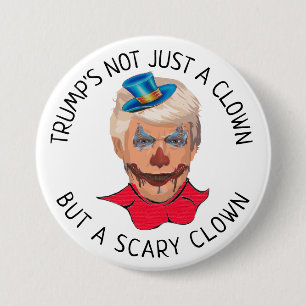 Knappen Anti Donald Trump Scary Clown Knapp