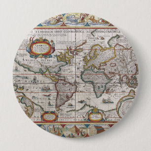 Knappen Antique World Map Knapp
