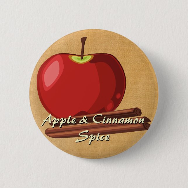 Knappen Apple Cinnamon Knapp (Framsida)