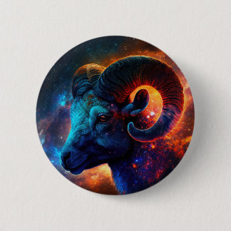 Knappen Aries Zodiac-Stjärntecken Knapp