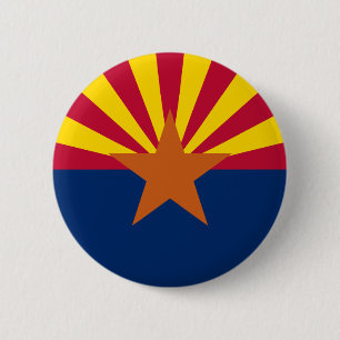 Knappen Arizona Statlig flagga Knapp