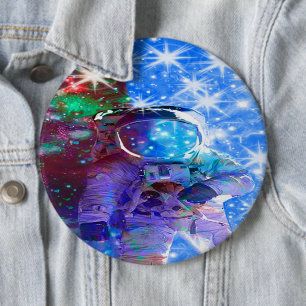 Knappen Astronaut Dimensions Pinback Knapp