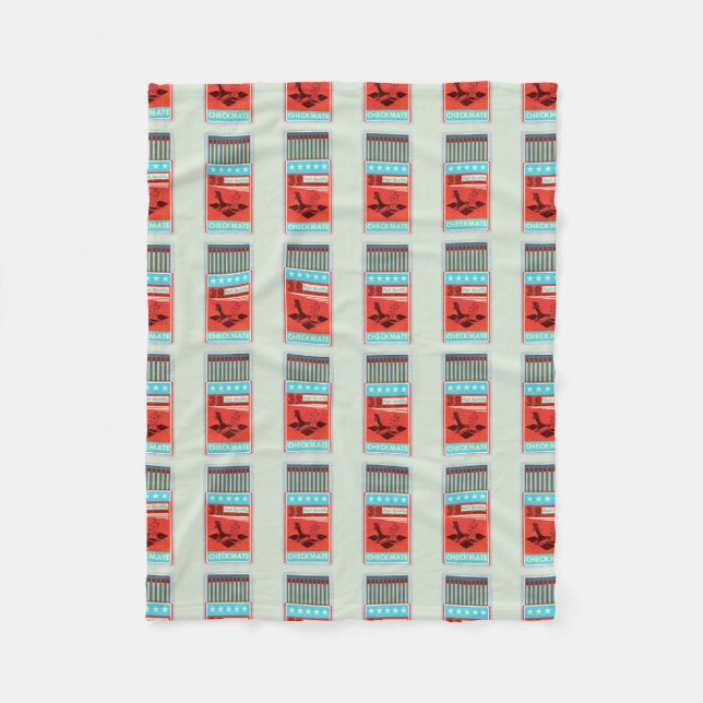 Knappen Återställ ruta med matchningar Fleecefilt (Framsidan)