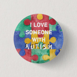 Knappen Autism kärlek Knapp