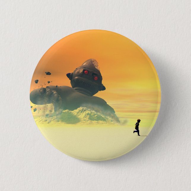 Knappen Avlict Robot Revival Knapp (Framsida)