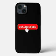Knappen Avsluta abonnemang - Lustigt iphone case