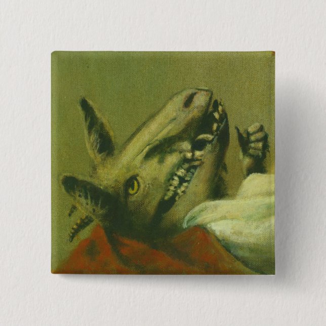 Knappen baby Djävulen Knapp (Framsida)