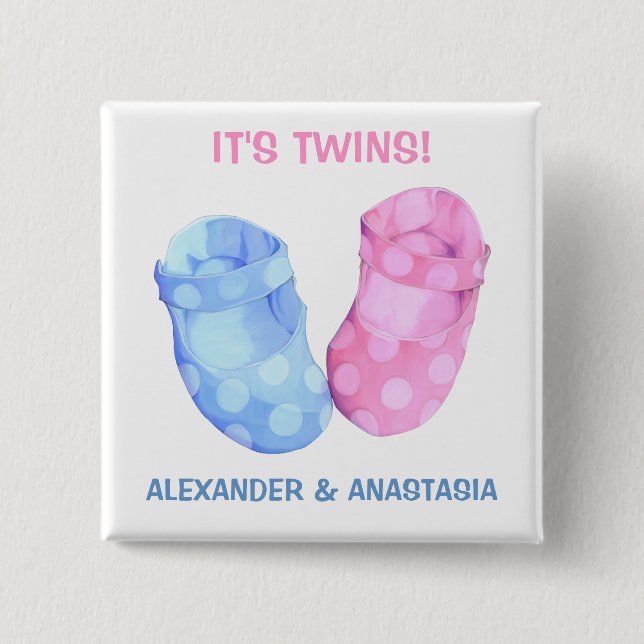 Knappen Baby Twillingar Bootyer Knapp (Framsida)