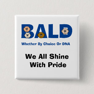 Knappen Bald Pride Knapp