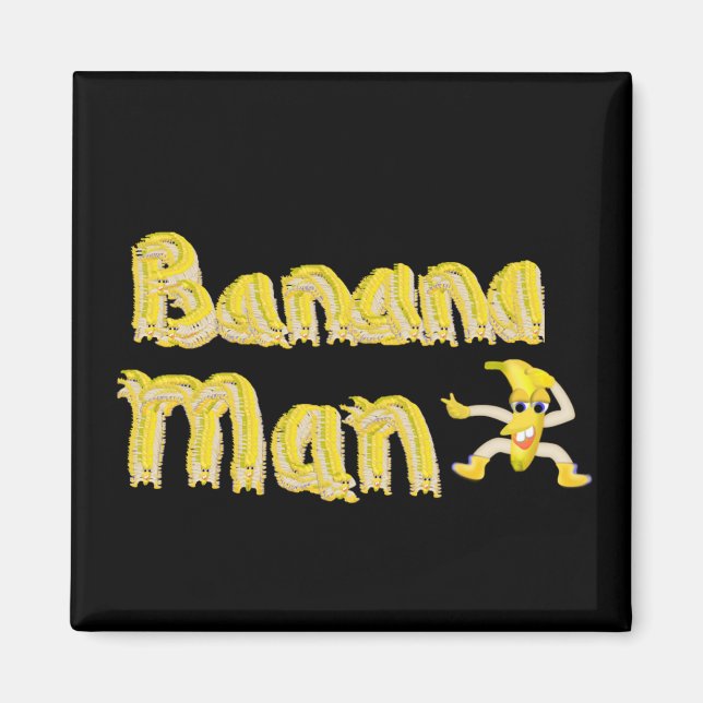 Knappen Banana Man Magnet (Framsidan)