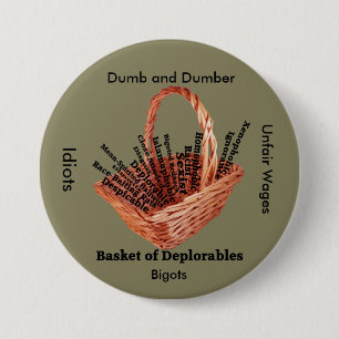 Knappen basket i Deplorables Ord Knapp