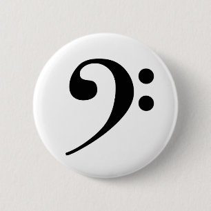 Knappen Bass Clef Knapp