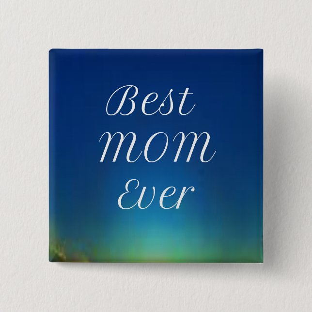 Knappen Bästa Mamma någonsin Knapp (Framsida)