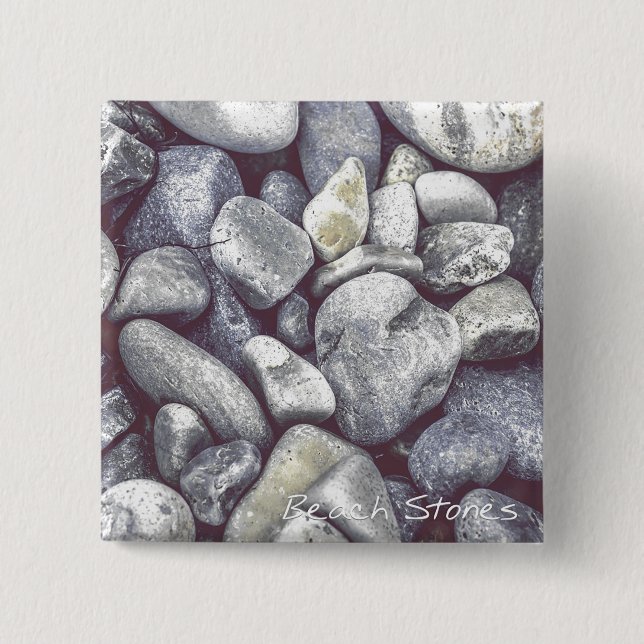 Knappen Beach Stones Knapp (Framsida)