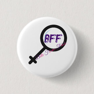 Knappen "Belle Femme Fatale" (BFF) logotyp Knapp