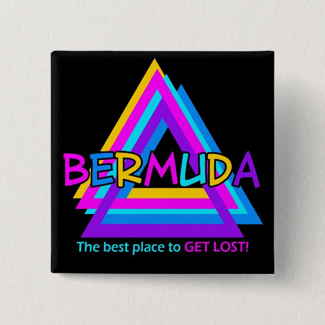 Knappen BERMUDA TRIANGLE Knapp (Framsida)