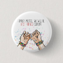 Knappen Best Friends Pinky Promise Pin