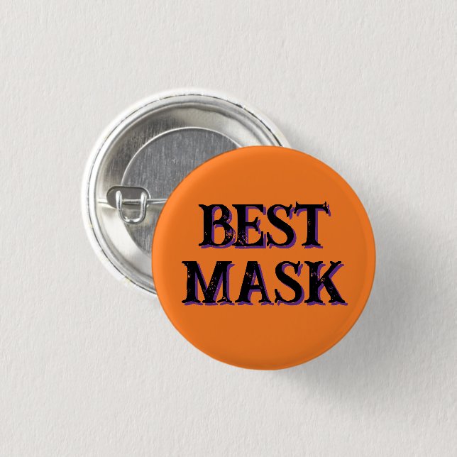 Knappen "Best Mask" Award Knapp (Framsida & baksida)