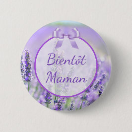 Knappen Bientôt Maman Baby Shower Knapp
