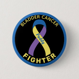 Knappen Bladder Cancer Fighter Ribbon Black Knapp