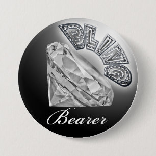 Knappen BLING Bearer Bröllop Knapp