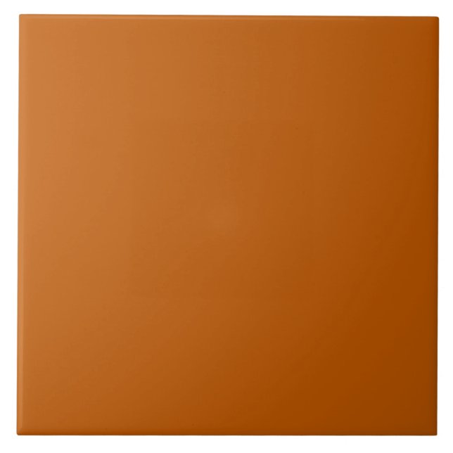 Knappen Bränd Orange Kakelplatta (Framsidan)