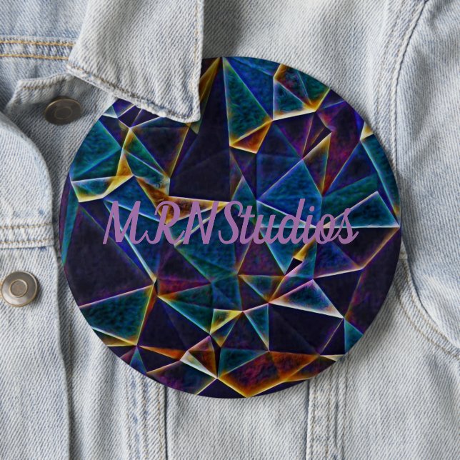 Knappen Broken Bubbles Knapp (In Situ)