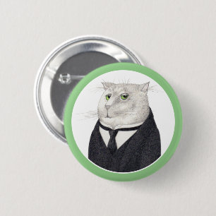 Knappen BUTLER CAT Round Pin Knapp