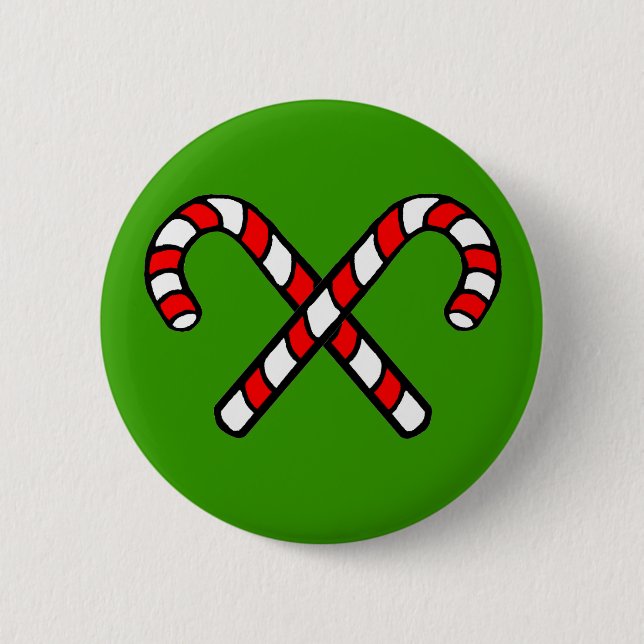 Knappen candy cane knapp (Framsida)