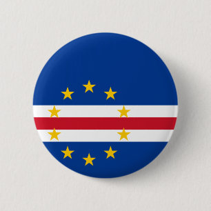 Knappen Cape Verdean flagga Knapp