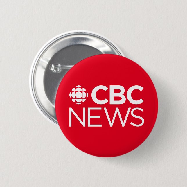 Knappen CBC News Knapp (Framsida & baksida)